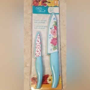 Pioneer Woman Sweet Rose Knife Set